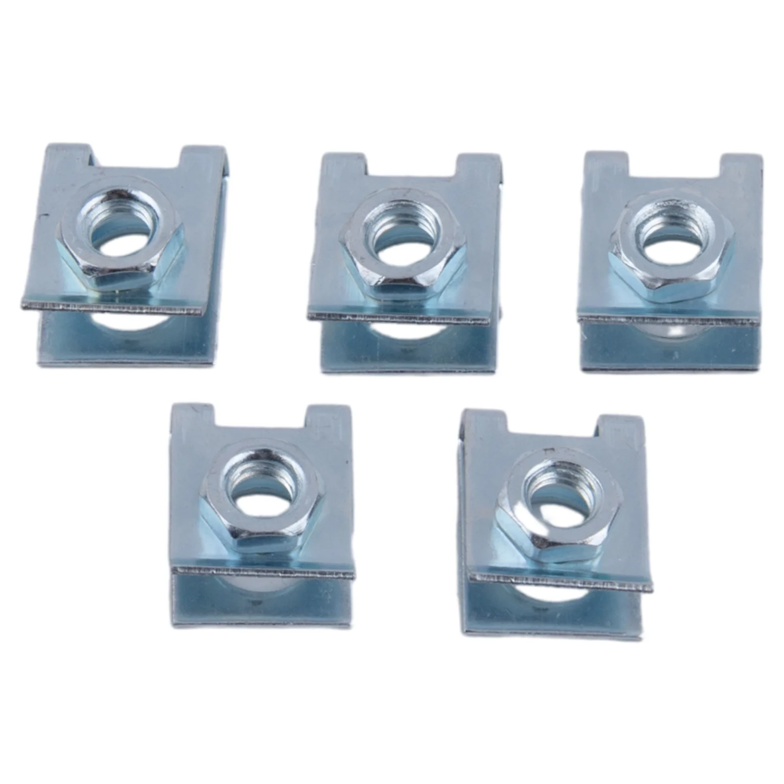

Clip Retainers Car License Plate Fixed Pack of 20 Metal Screw U Type Clips Retainers for Car License Plate Fastening
