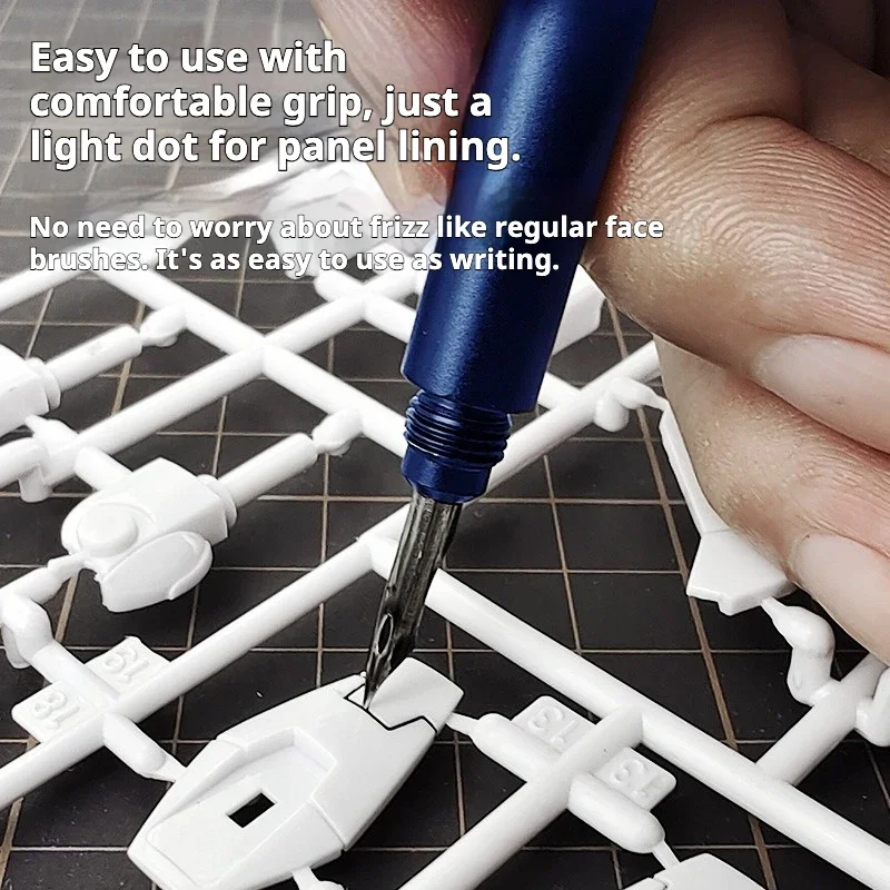 스테디 MP-01 패널 라인 페인팅 툴 액체 펜 건담 군사 모형 제작 DIY 취미용