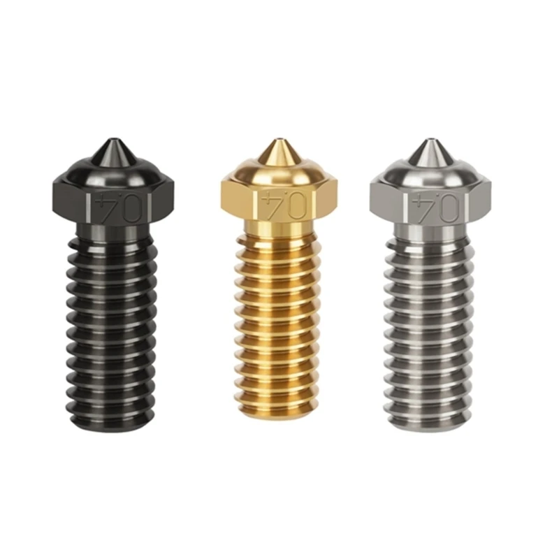 Professional Hardened Steel Nozzle 0.4mm for QIDI Xmax3/Xplus3/Xsmart3 Printers Dropship