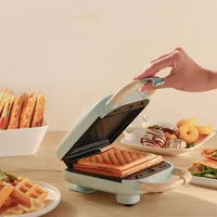 650W Electric Sandwich Machine Breakfast Machine Pancake Donuts Takoyaki Waffle Machine Timer Multifunction Toaster Roaster 2