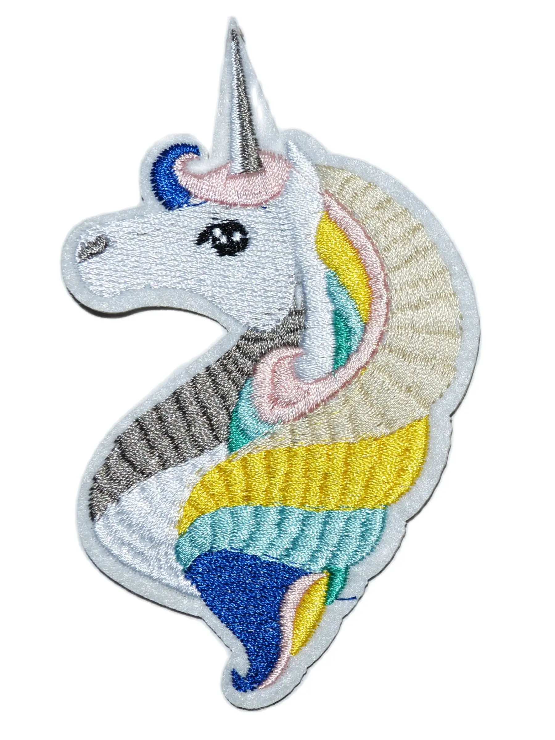 

Hot!Unicorn Rainbow Horse Retro Kawaii Kitsch Iron on patch (≈7 *12.8 cm) Rockabilly Punk Sewing Hippie Embroidery Encanto