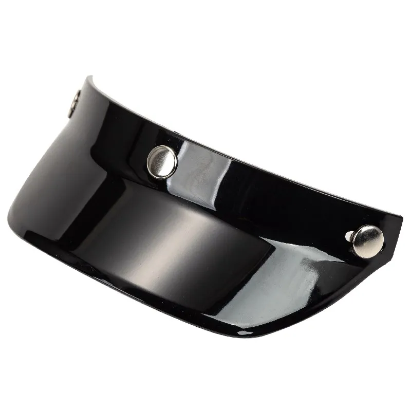 

Universal 3-Snap Visor Shield Shade Motorcycle Half Helmets 3/4 Helmet 3pin Buckle Helmet Peak Lens Open Face Sun Shielder
