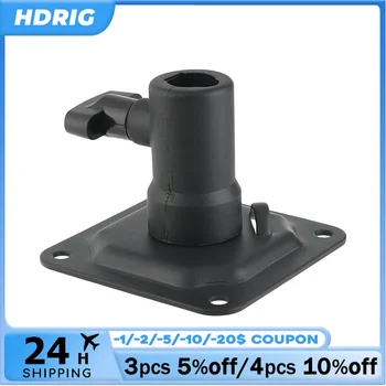 HDRIG Photography Light Stand Head Adapter With Square Shape Wall / Ceiling Mount For Studio Photo Video Shooting