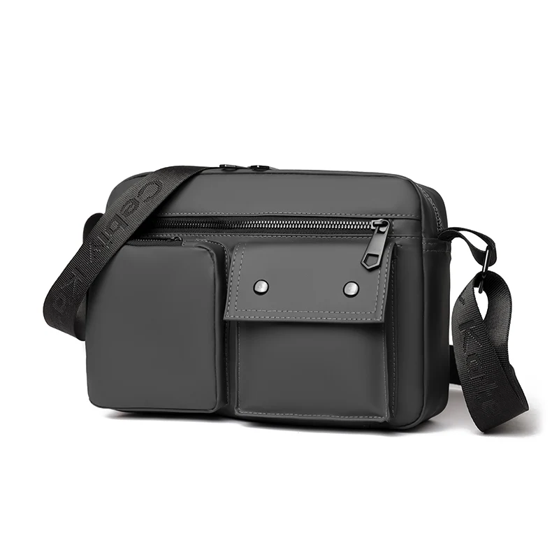 Basic style of men's shoulder bag, suitable for daily commuting - adjustable strap, Mailman bag - business leisure shoulder bag