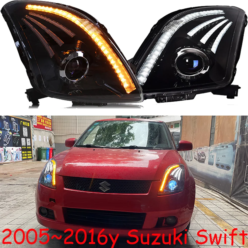 carbumperheadlampforSuzukiSwiftheadlight20052016yLEDDRLcar