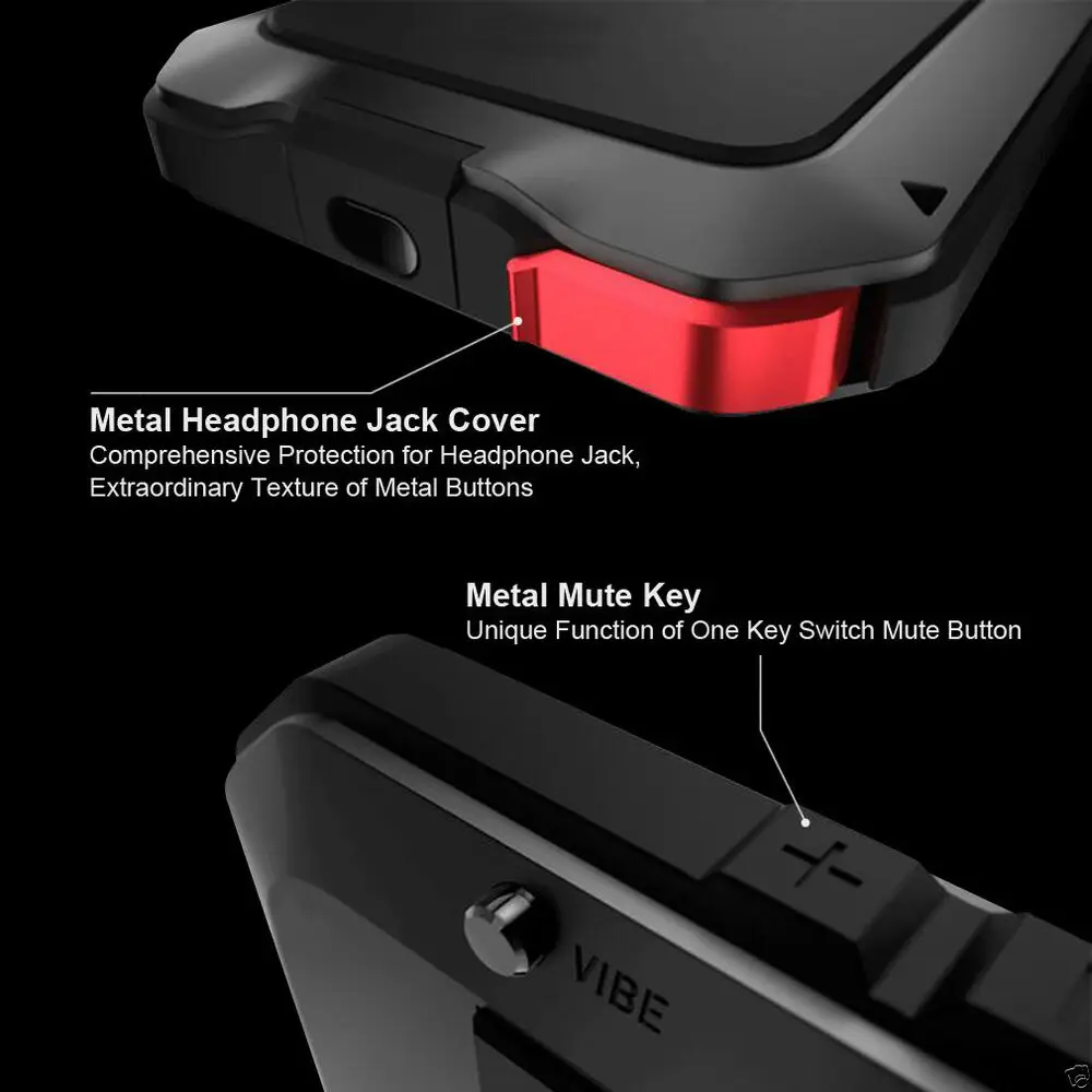 Gorilla Gadgets - iPhone x /Xs Case - Silicone Rubber Bumper, Clear, Black