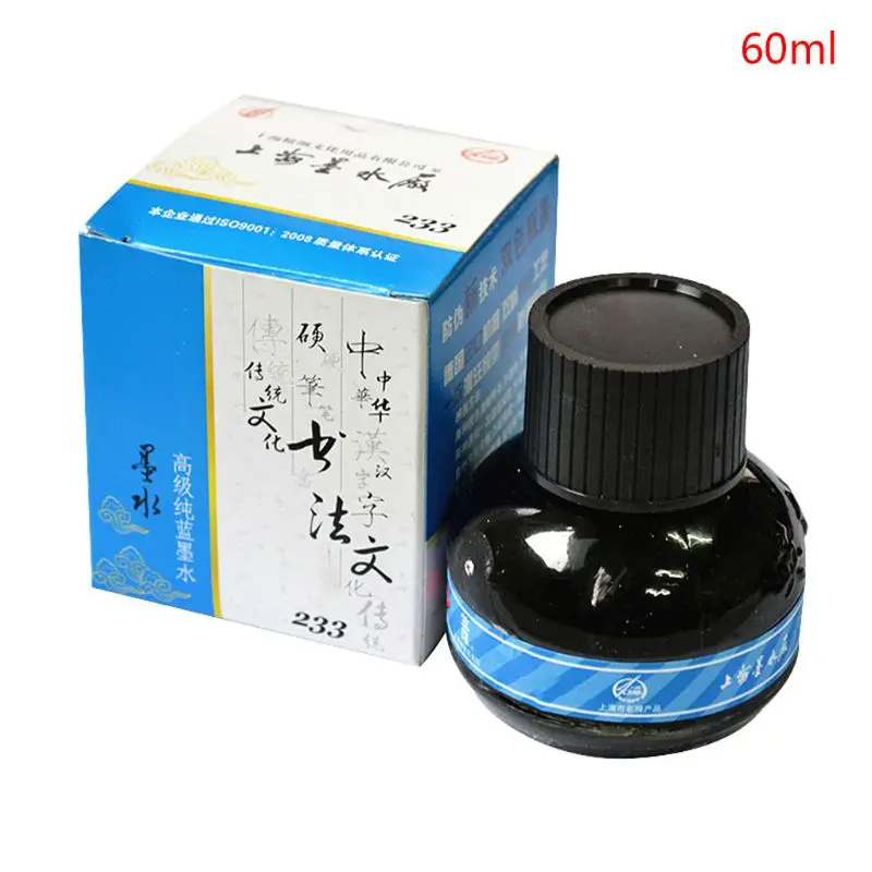 Glass Bottled Smooth Fountain Pen Writing for Refilling Inks Stationery School Office Supplies Dropship