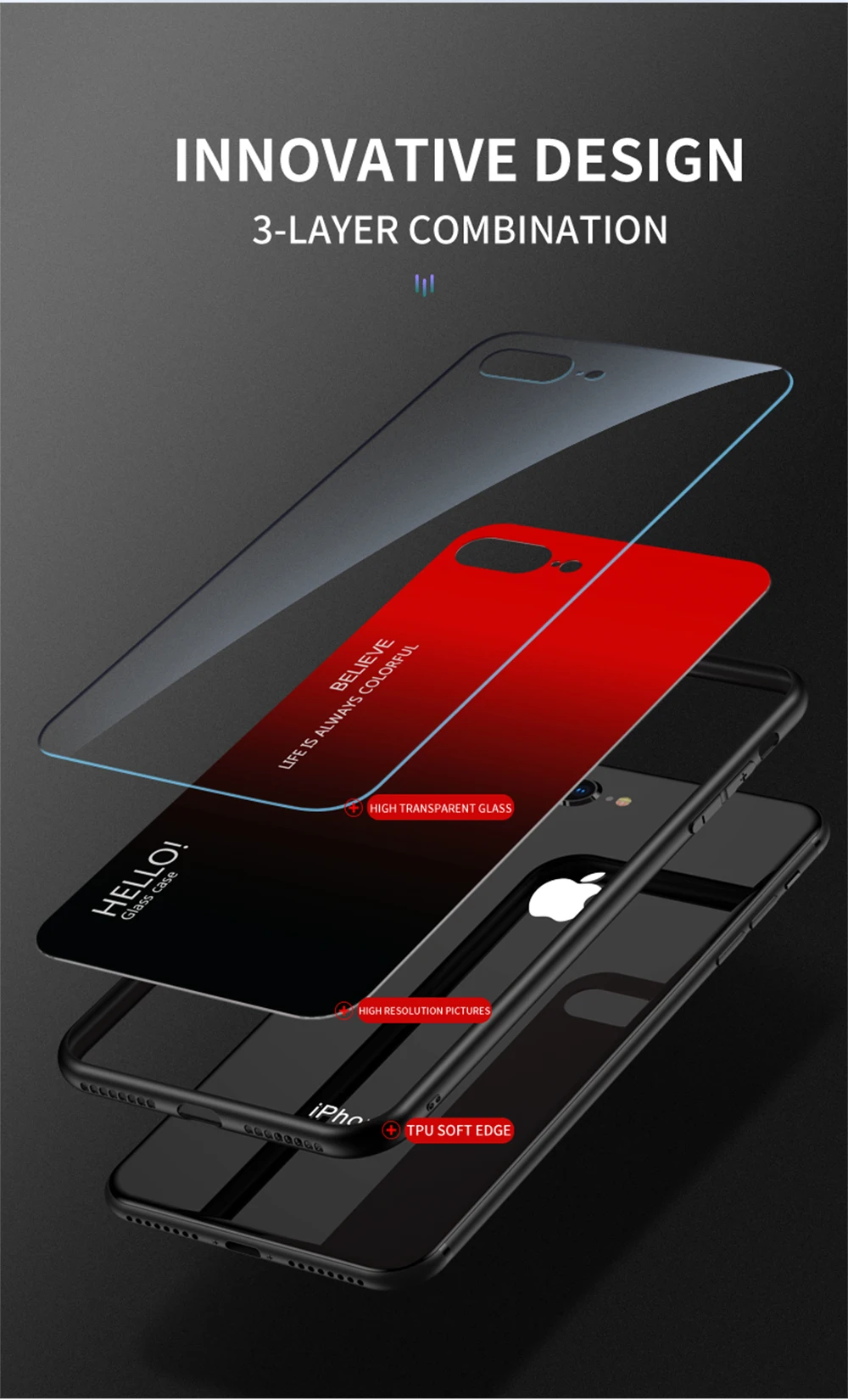 Luxury Mirror Tempered Glass Phone Case For Oppo Series_voghion.com