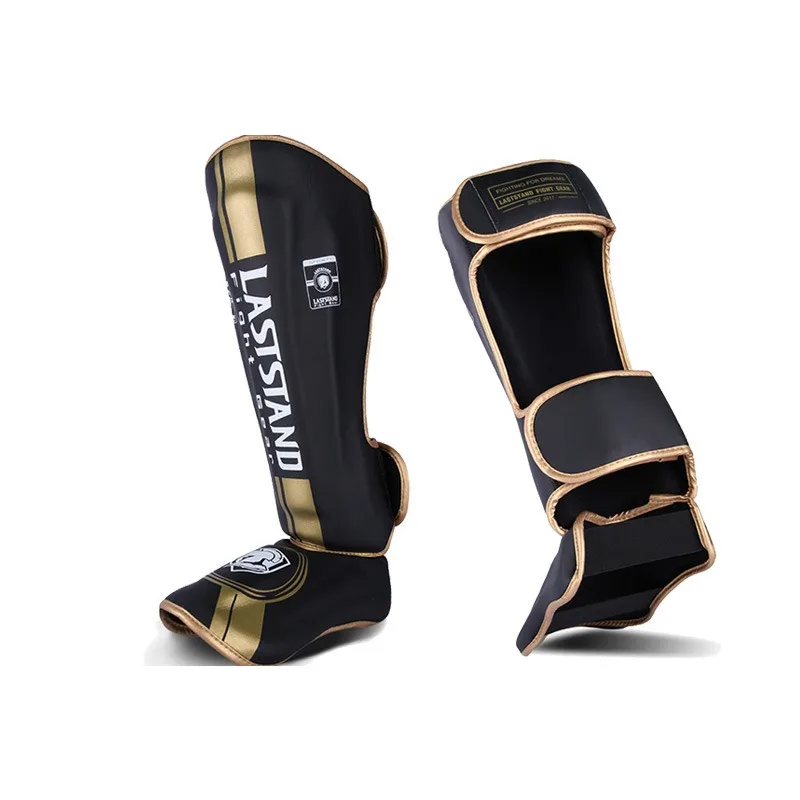 Sanda Leg Guards Instep Boxing Shin Guards Men Kickboxing Training Muay Thai Leg Protection Combat Fighting Shin Pads for Kids
