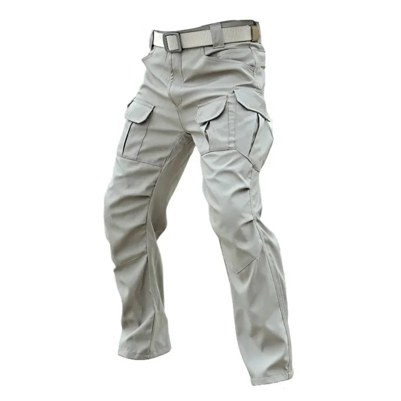 Pantalon cargo tactique homme multi-poches résistant pour pêche, randonnée et activités outdoor
