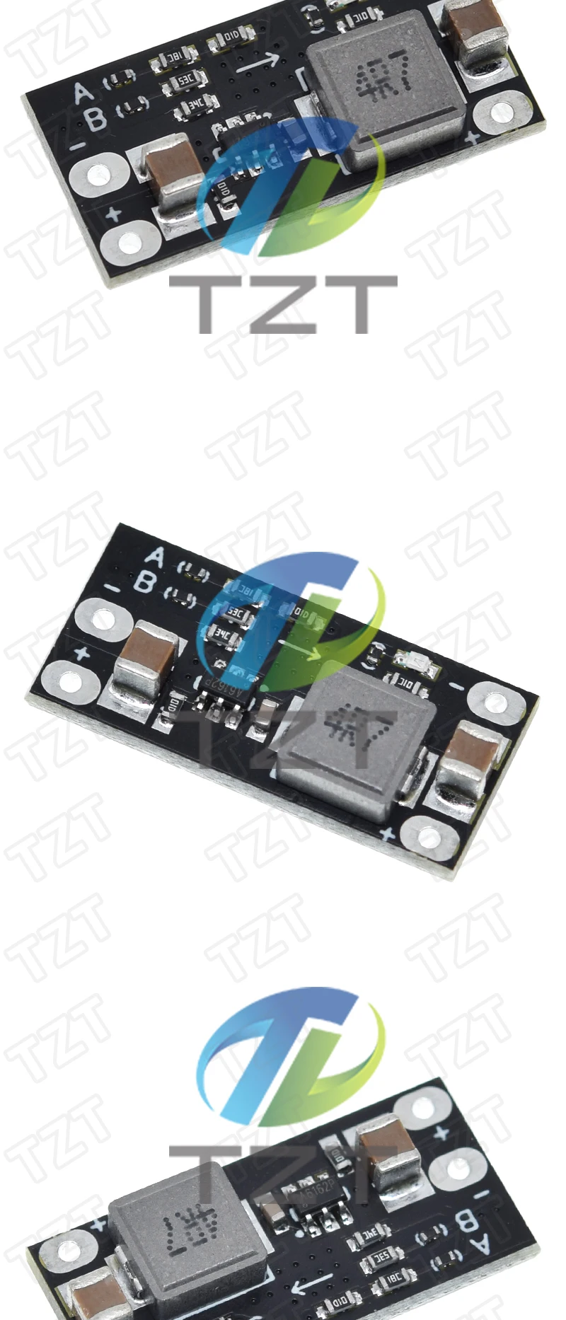 TZT 1/5 Stück Step-Down-Board 12 V auf 5 V Mini-DC-DC-Abwärtsmodul 2 A unterstützt 9 V/7,3 V/5 V/3,3 V Ausgang – Detail 3