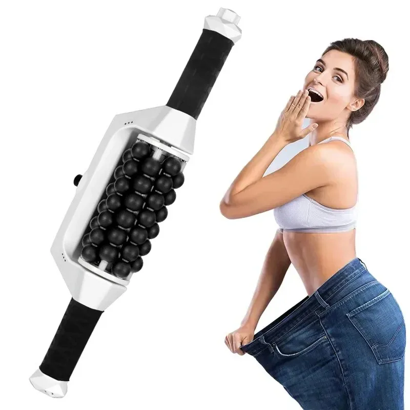 Rechargeable Roller for Muscle Body Relaxing High Frequency Rolling Massage Anti-Cellulite Body Shapping Slimming Machine