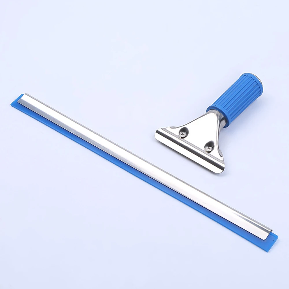 15/25/35/45cm Blue Window Glass Cleaning Squeegee Blade Wiper Cleaner Home Shower Bathroom B53B