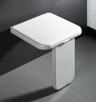 Bathroom folding stool shower seat Wall mounted stool elderly bath chair invisible porch shoes stool 40*39*45.5 cm bearing 220kg 1