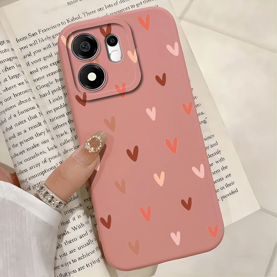 Heart Style Full Coverage Shockproof Silicone Phone Case