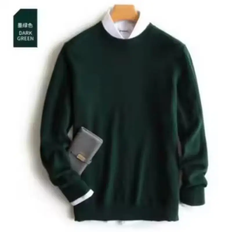 Dark green o-neck