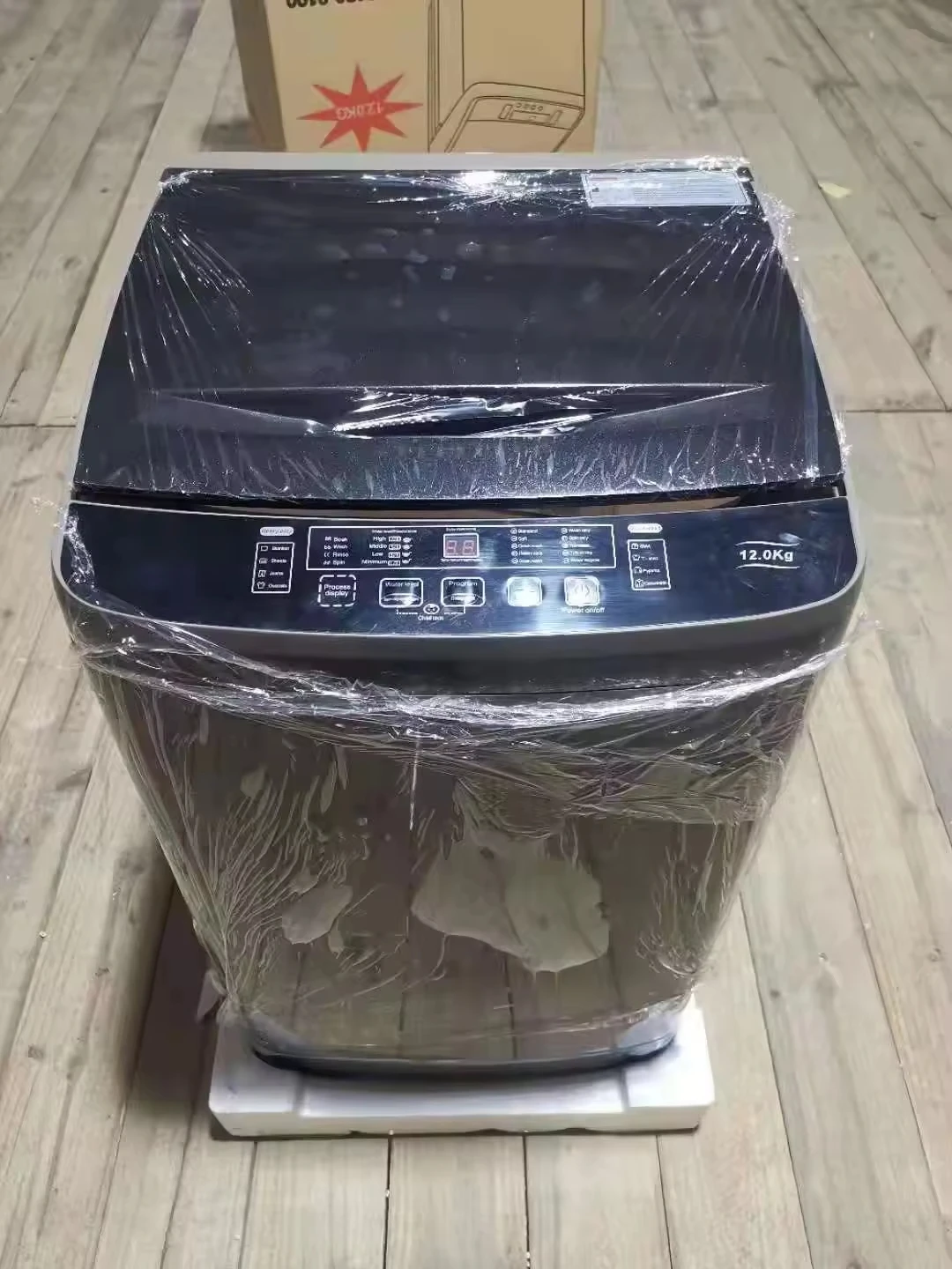 New Household Led Screen Smart Control Washer 12kg Top Load Fully Automatic Laundry Clothes Washing Machine With Dryer For Home 5