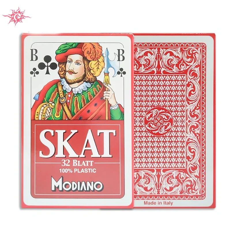 

Marked Playing Cards Invisible Barcodes for Magic Poker Reader Modiano SKAT Anti Cheat Deck