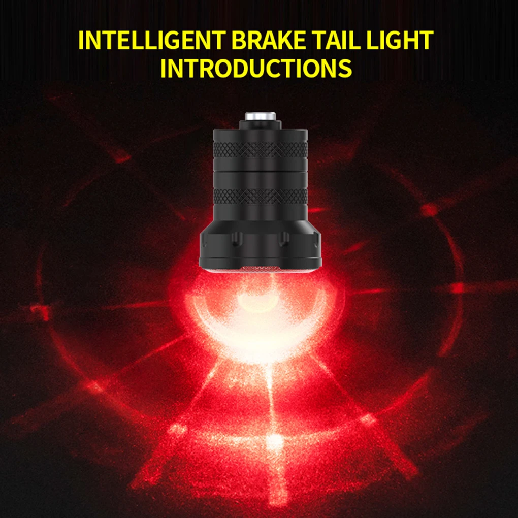 Pack of 2 Skateboard Sensor Lights Rechargeable Safety Skateboarding Wheel Lamps Automatic Longboard Taillight