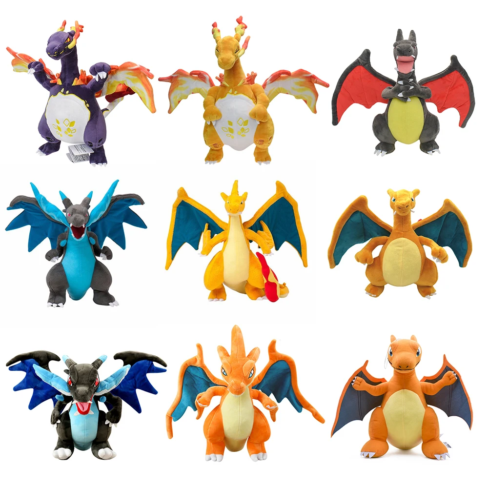 Charmander Evolution Charmeleon Charizard Peluche Dynamax Pokemon Peluche Bambola Drago Dinosauro Regalo Per Bambini