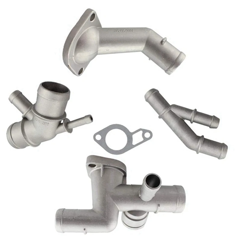 

5 шт., Алюминиевые Разъемы для охлаждающей жидкости двигателя 06A121133J для Golf MK4 Jetta 1,8 T TT 2000-2005 1J0121087C