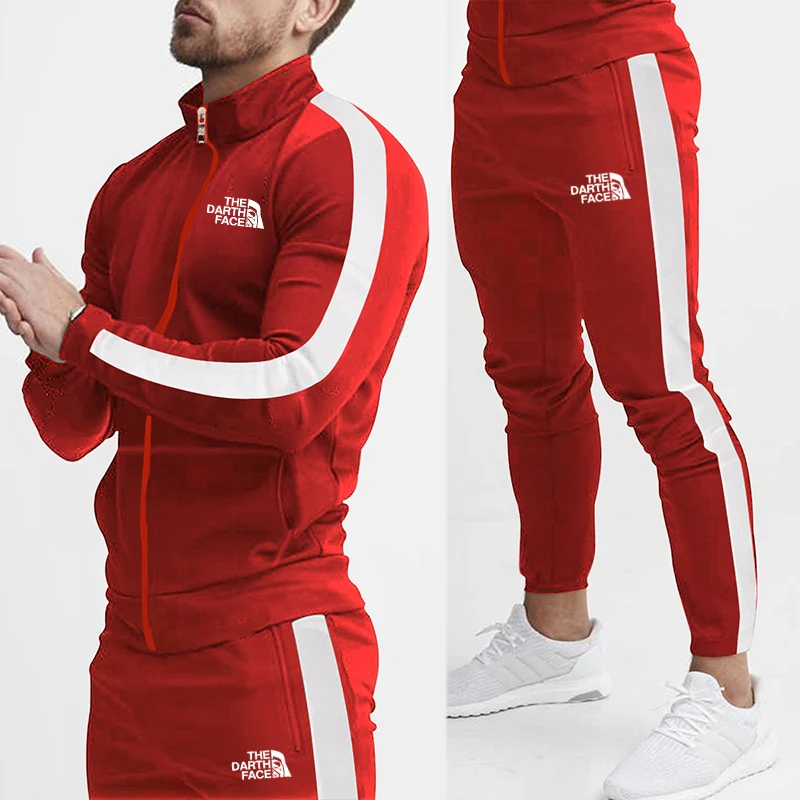  Traje deportivo para hombre, sudadera + pantalones