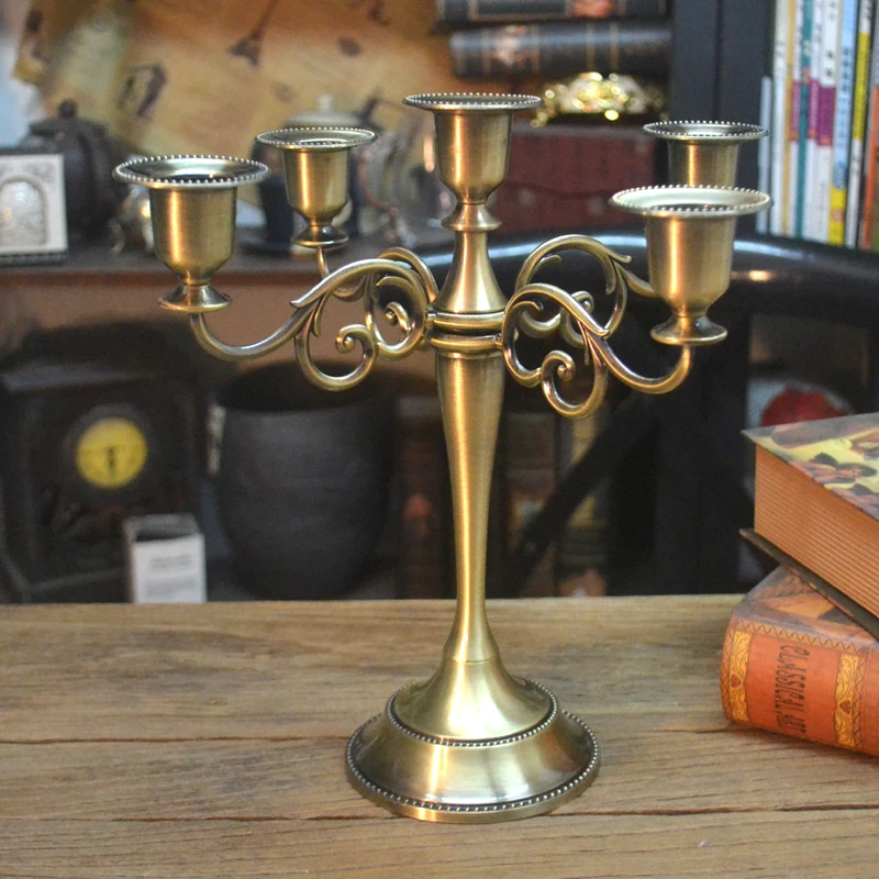 

Metal Vintage Unique Candle Holder Birthday Wedding Antique Modern Candle Holders Metal Moulds Portavelas Living Room Decoration