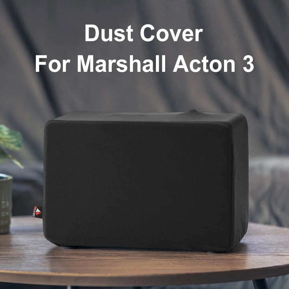 Speaker Protective Cover with Elastic Band Dust-proof Cap Case Stretch Speaker Soft Dust Case for Marshalls Actons III 3