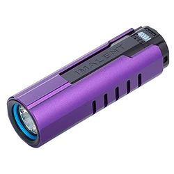 IMALENT LD70 Purple EDC Portable Rechargeable Flashlight with 4000 Lumens and Cree XHP70.2 LED for Camping, Hiking.