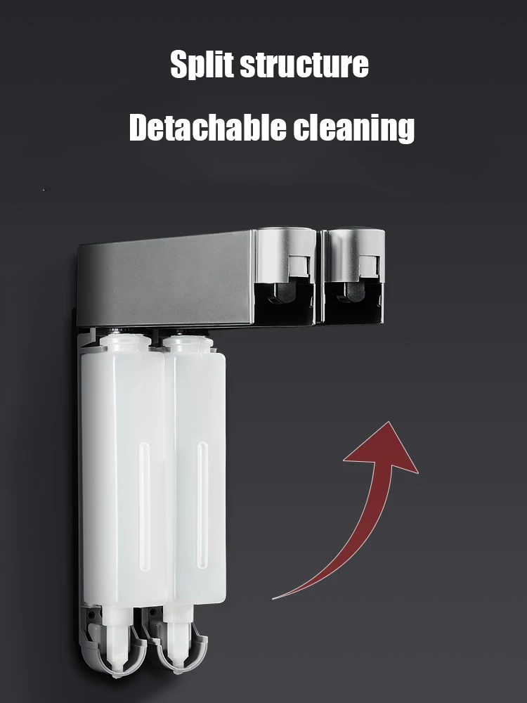 Soap Dispenser Liquid Soap Dispenser Wall Mounted Shower Soap Shampoo Dispenser Toilet Shower Gel Detergent for Bathroom Soap Dispenser,Soap Pump,Wall Mounted Dispenser,Shower Dispenser