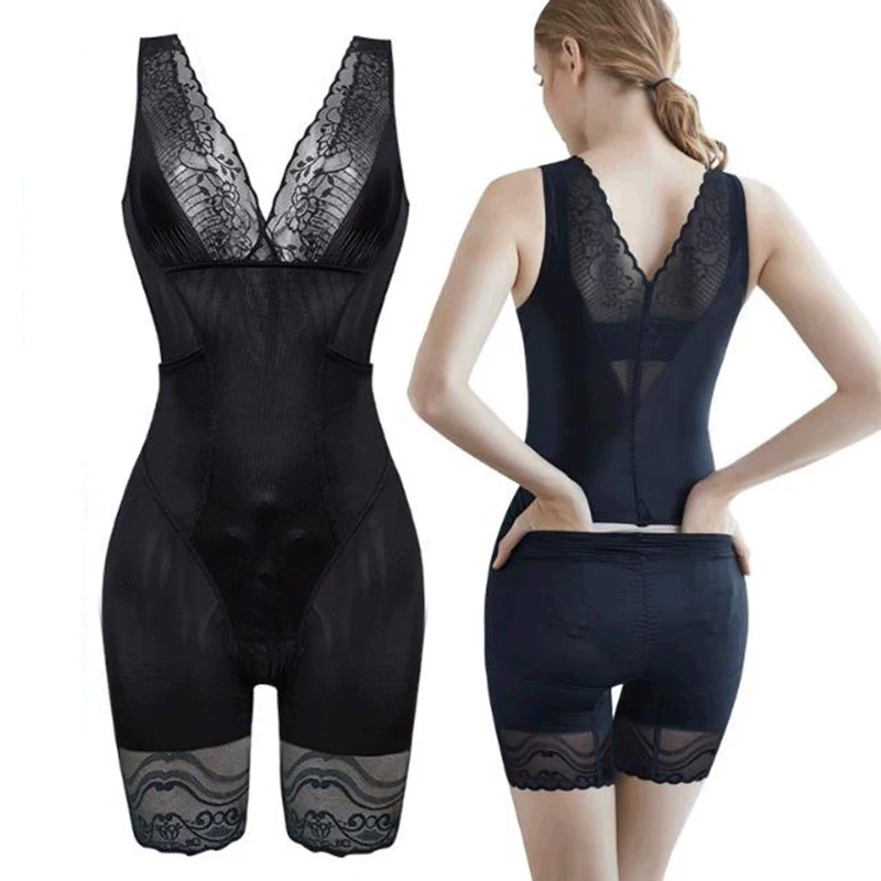 Women Corset Slimming Body Shaper Open Butt Sexy Bras