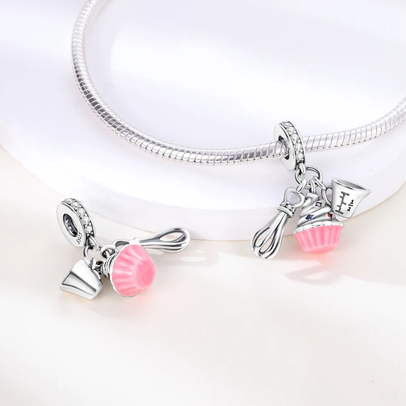 Pandora Cupcake Charm Silver 2025