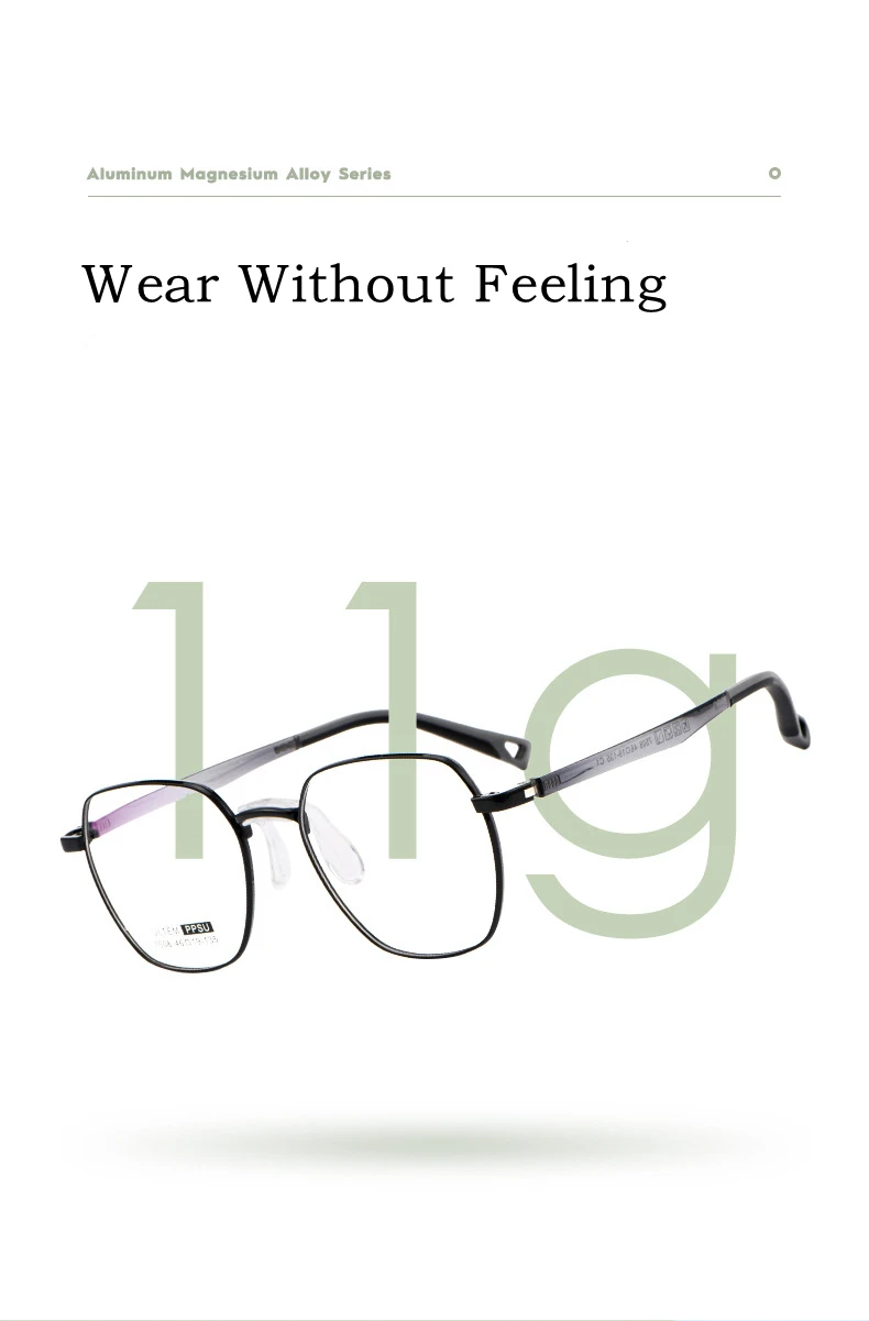 YIMARUILI Ultraleichte Brillengestelle für Jungen und Mädchen, Retro-Teen-Myopie, optische Brille, flexible Sicherheits-Nasenpads 7508S – Detail 2