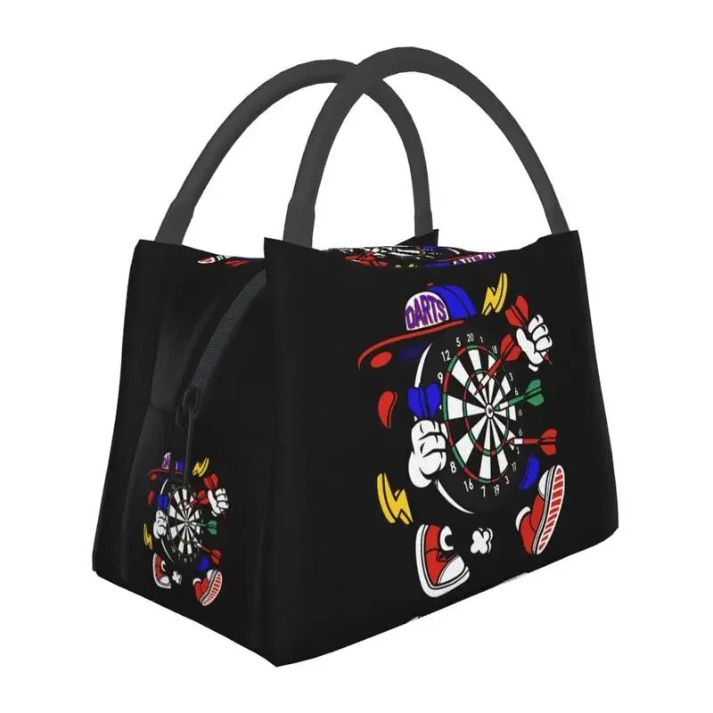 

Fun Novelty Walking Darts Insulated Lunch Bags for Outdoor Picnic Game Dartboard Leakproof Cooler Thermal Lunch Box Women
