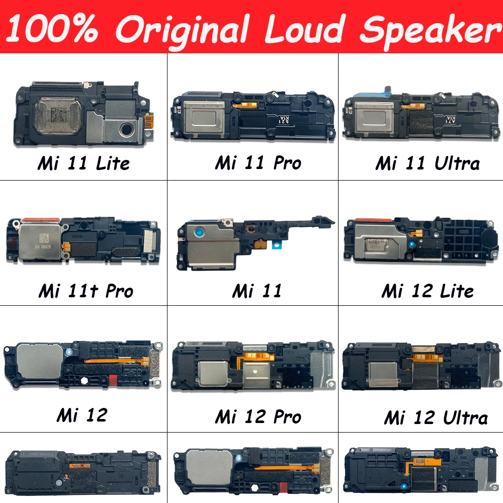 Altoparlante Più Forte Cicalino Suoneria Per Xiaomi Mi 13 12 12T 11T 12S 11 Lite Pro Ultra Altoparlante Buzzer Cavo Flessibile Parti Di Ricambio