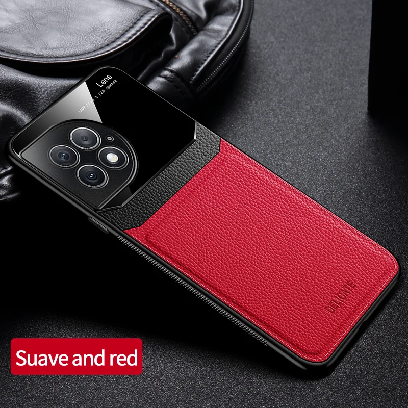 Luxurious Leather Texture Shockproof Phone Case - Premium Protection