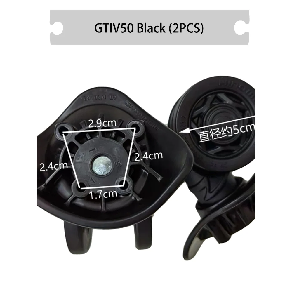 For HINOMOTO GTIV50 Silent Wheel Pull Rod Case Universal Wheel Replacement Luggage Repair Parts Aluminum Box Casters