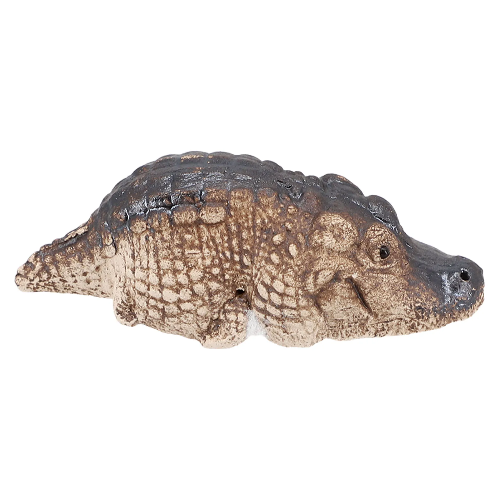 

Delightful Crocodile Tea Pet Figurine Handcrafted Craftsmanship Purple Sand Material Unique Tea Set Accent Impressive Decor