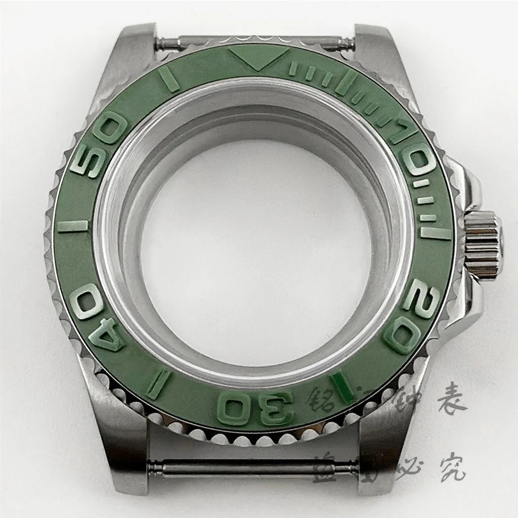 Deep Blue Bezel 40MM Diver Watch Case with Waterproof Sapphire Crystal