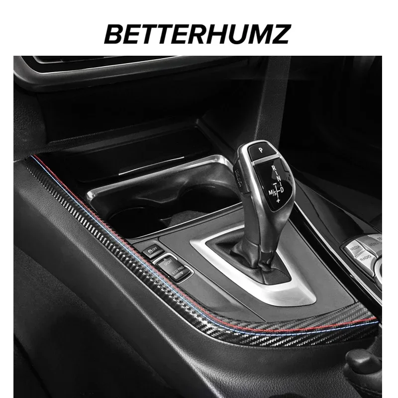 Car Gear Shift Panel Side Trim Strip For BMW F30-F34 Series