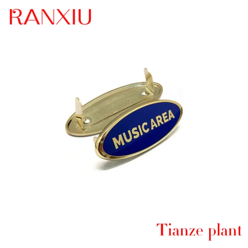 

Custom Customized zinc alloy metal logo plate