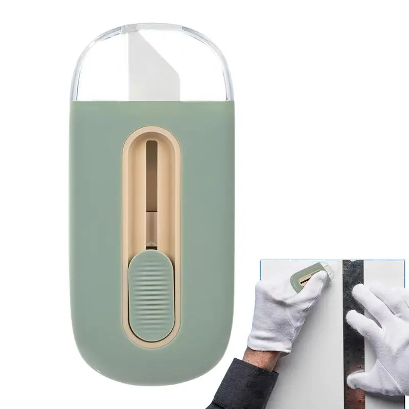 Mini Box Cutter Letter Opener Wrap Box Opener Letter With Automatic Locking Function Cutters For Family Bag Envelope