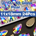Pear 11x18mm-24Pcs