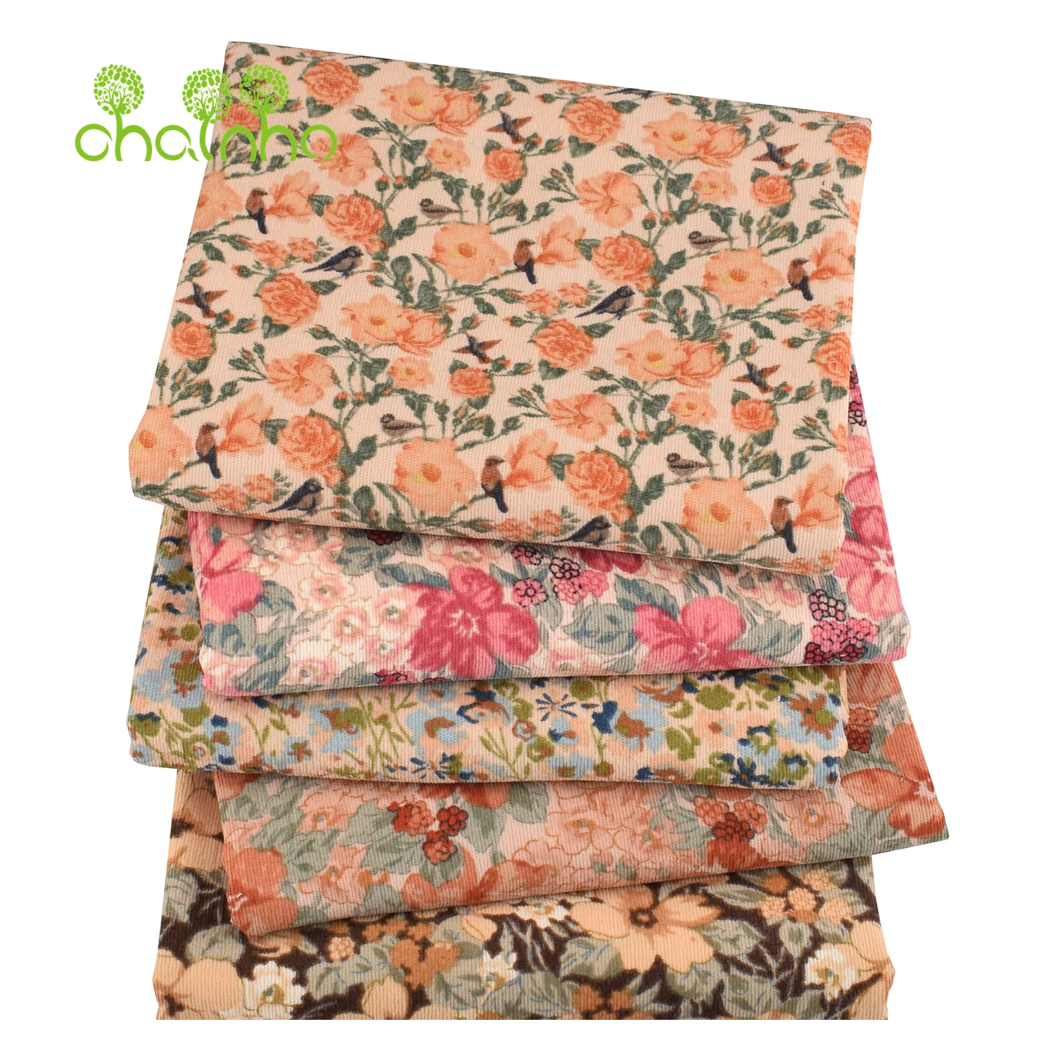 Chainho,Corduroy Fabric,Cotton-Polyester,Reactive Dyeing,DIY Sewing Quilting Material For Cushion,Pillow,Sofa,Tablecloth,25MM3