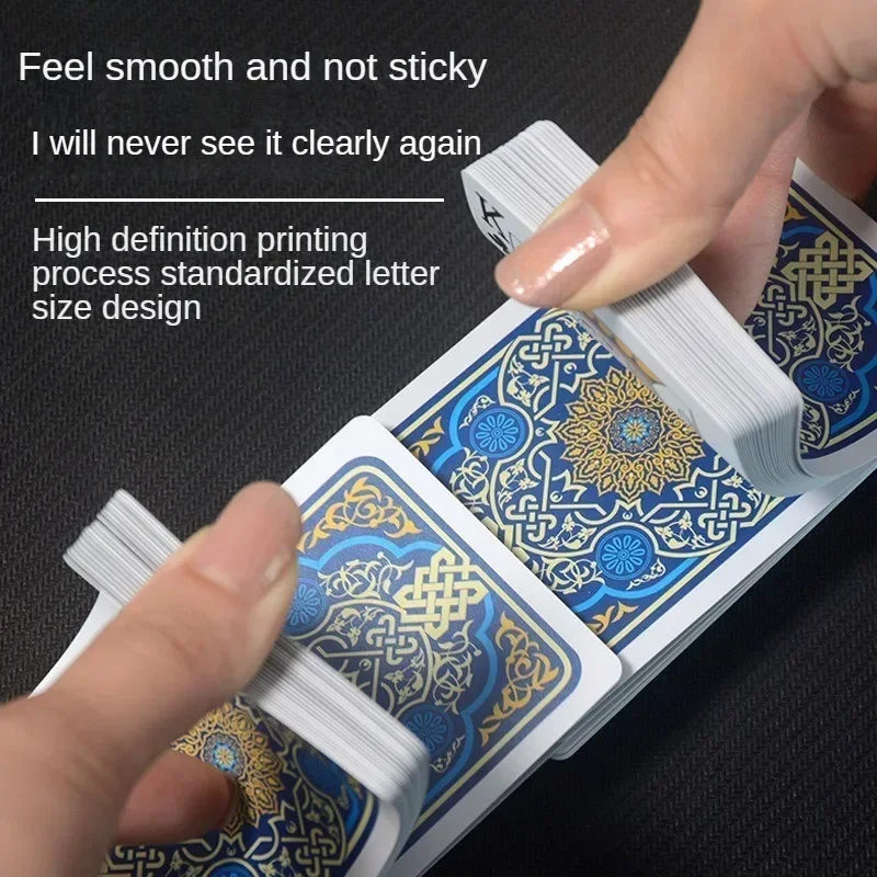 Playing Cards Waterproof PVC Polka Dot Playing Cards Washable Adult Christmas Gift Parties Bars Family Gatherings