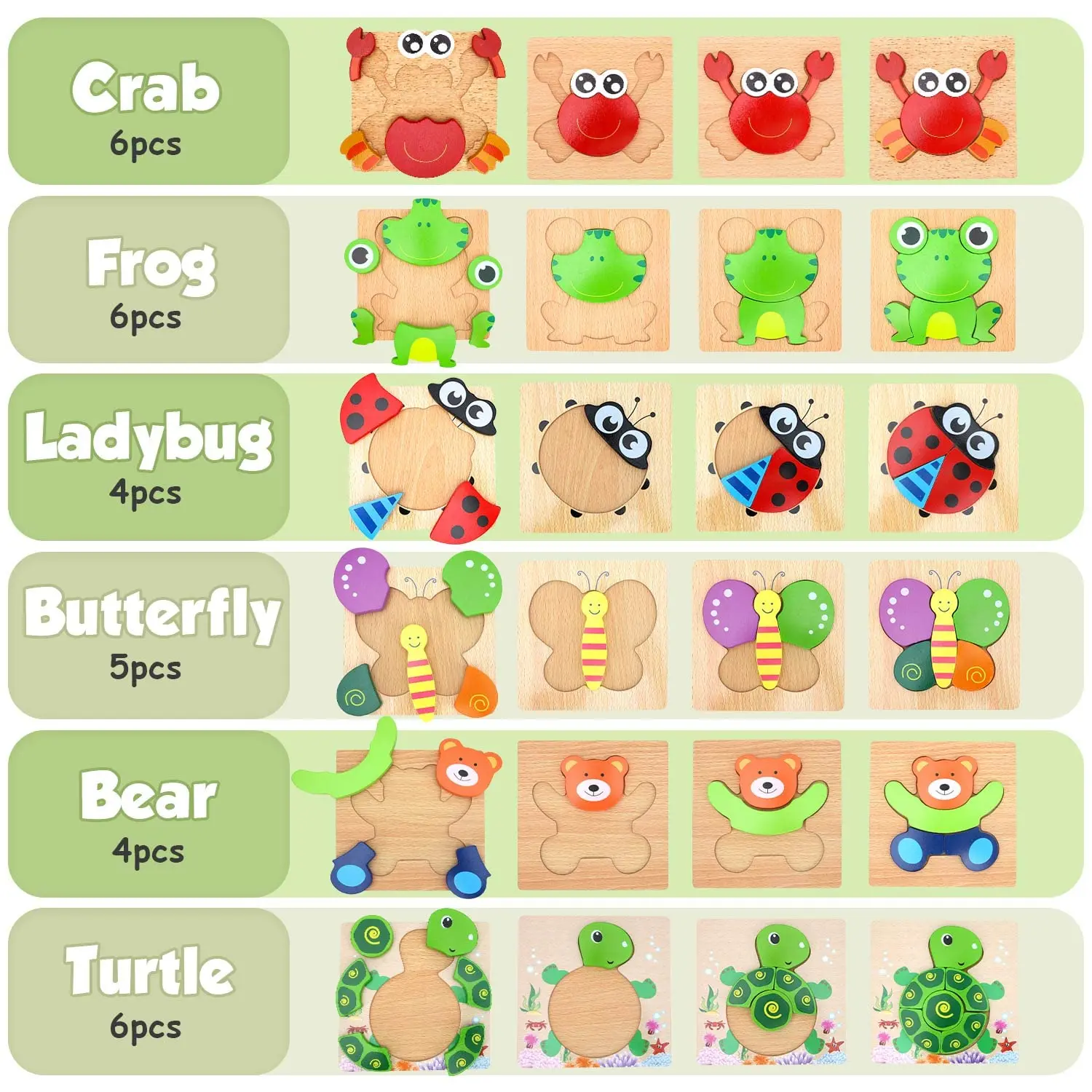 Kids Wooden Puzzle Cartoon Animal Traffic Tangram Wood Puzzle Toys Educational Jigsaw Matching Games Toys For Children Gifts wooden toys,wooden puzzle toys