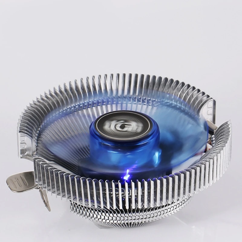 LGA775용 데스크탑 컴퓨터 CPU 쿨러 LED 알루미늄 방열판 냉각 라디에이터