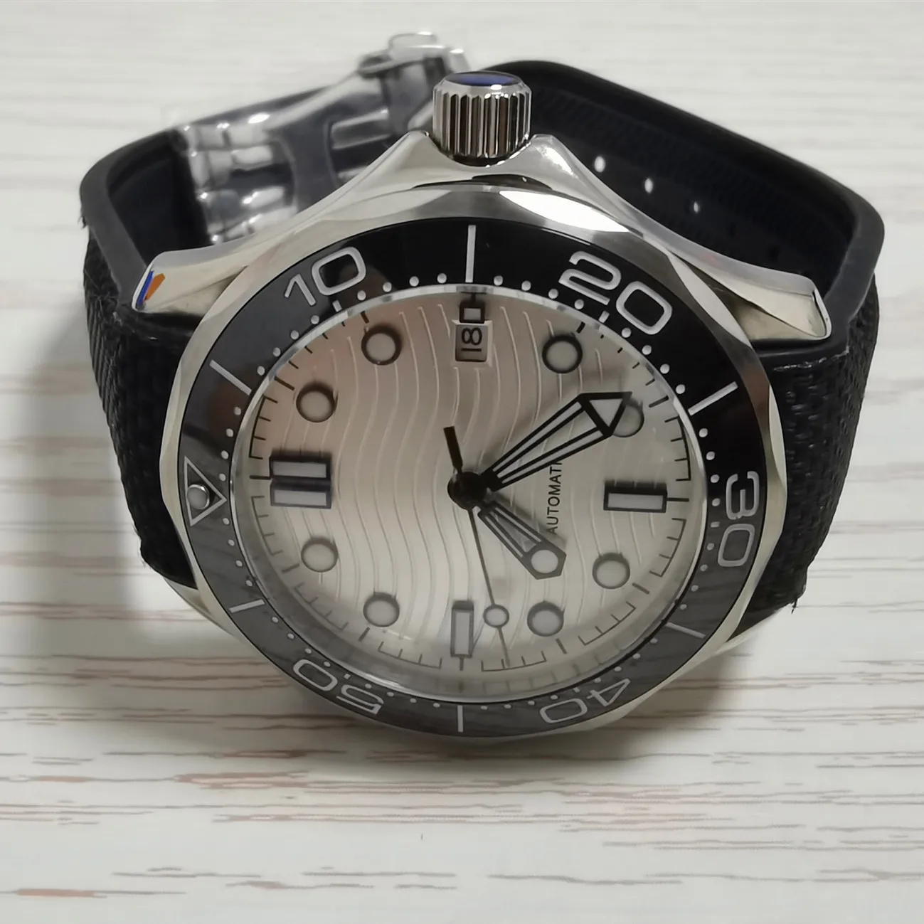 

41mm Sapphire Glass Full Night Aperture Seamaster Japanese Movement Men's Trend Mechanical Watch