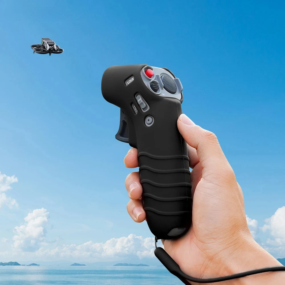 Custodia Protettiva In Silicone Per Dji Avata/Fpv Combo Motion Controller 2 Custodia In Pelle Tracolla Accessorio Per Cordino Anti-Smarrimento