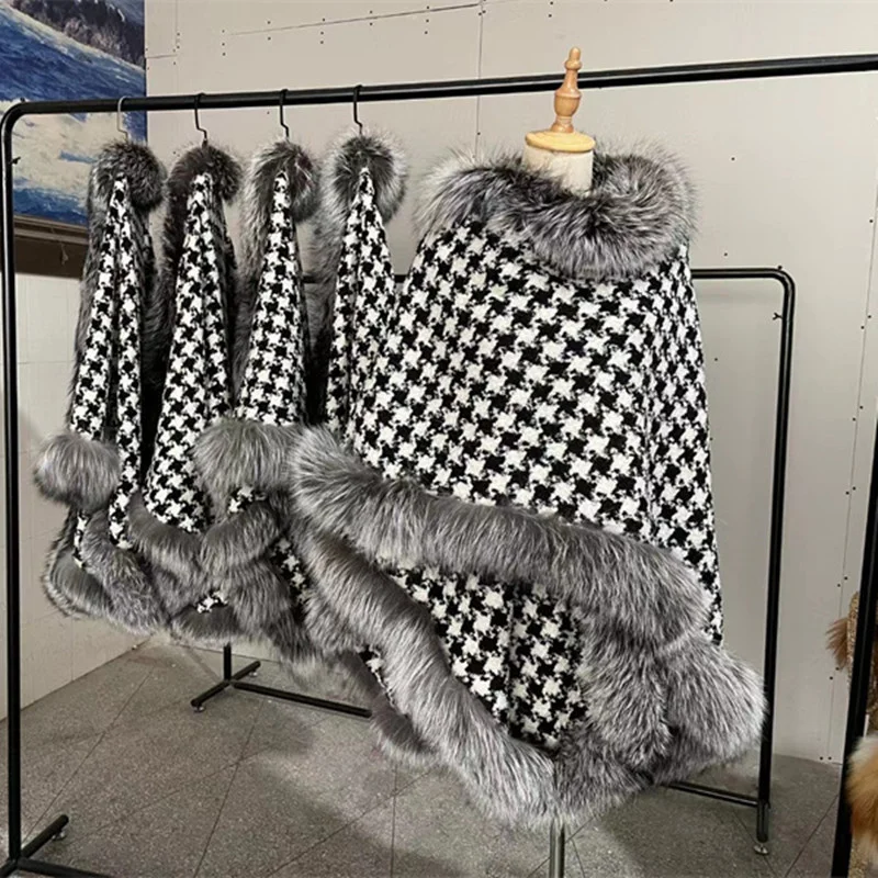 Рисунок 4 - 2022 женское меховое пальто пончо